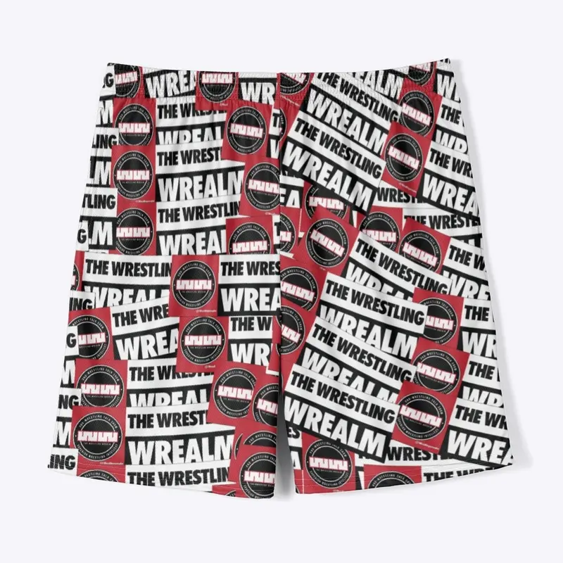 Wrestling Wrealm All Over shorts