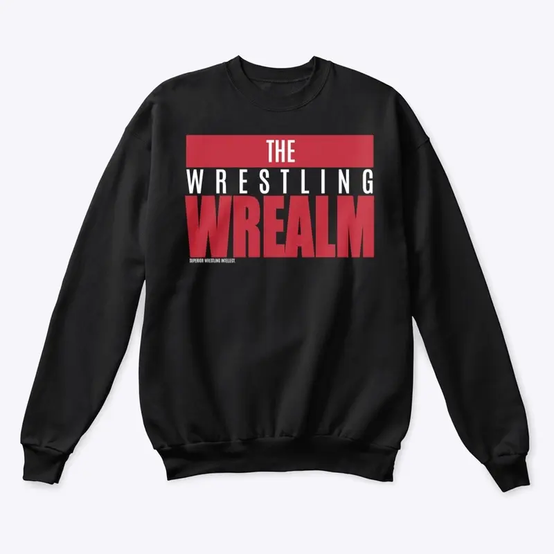 Wrestling Wrealm RAW crewneck black 